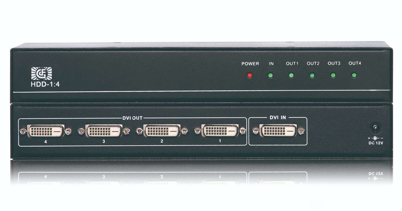 DVI1進(jìn)4出分配器