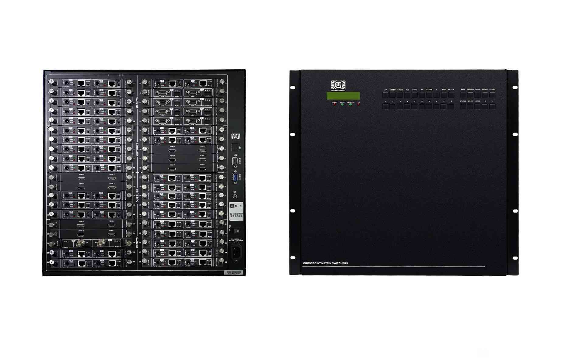 40路40進(jìn)40出高清4K無縫混合矩陣切換器