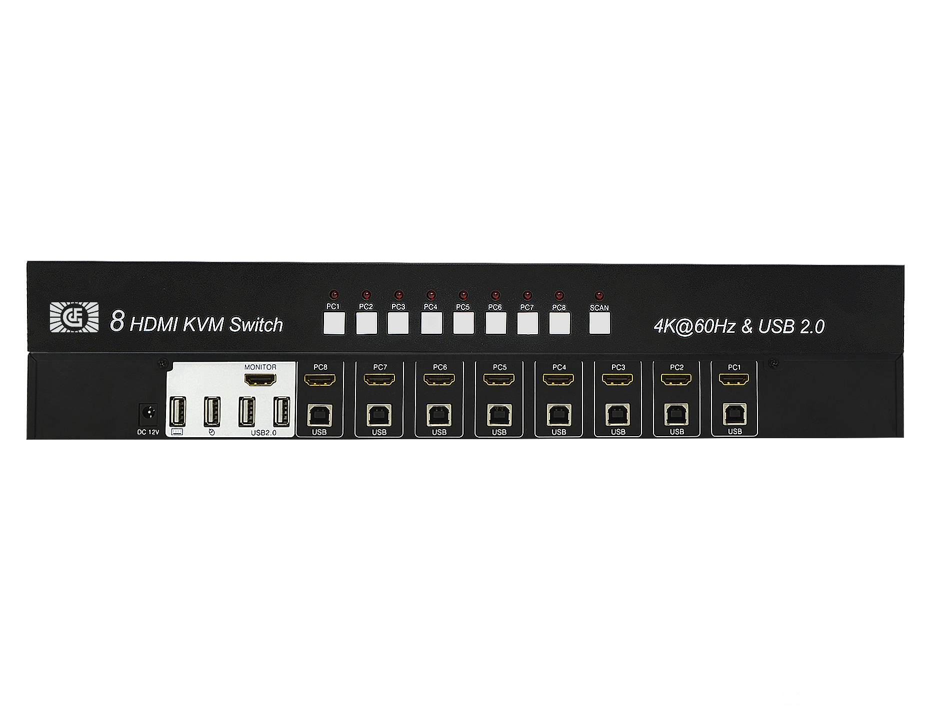 HDMI KVM 8進(jìn)1出4K切換器