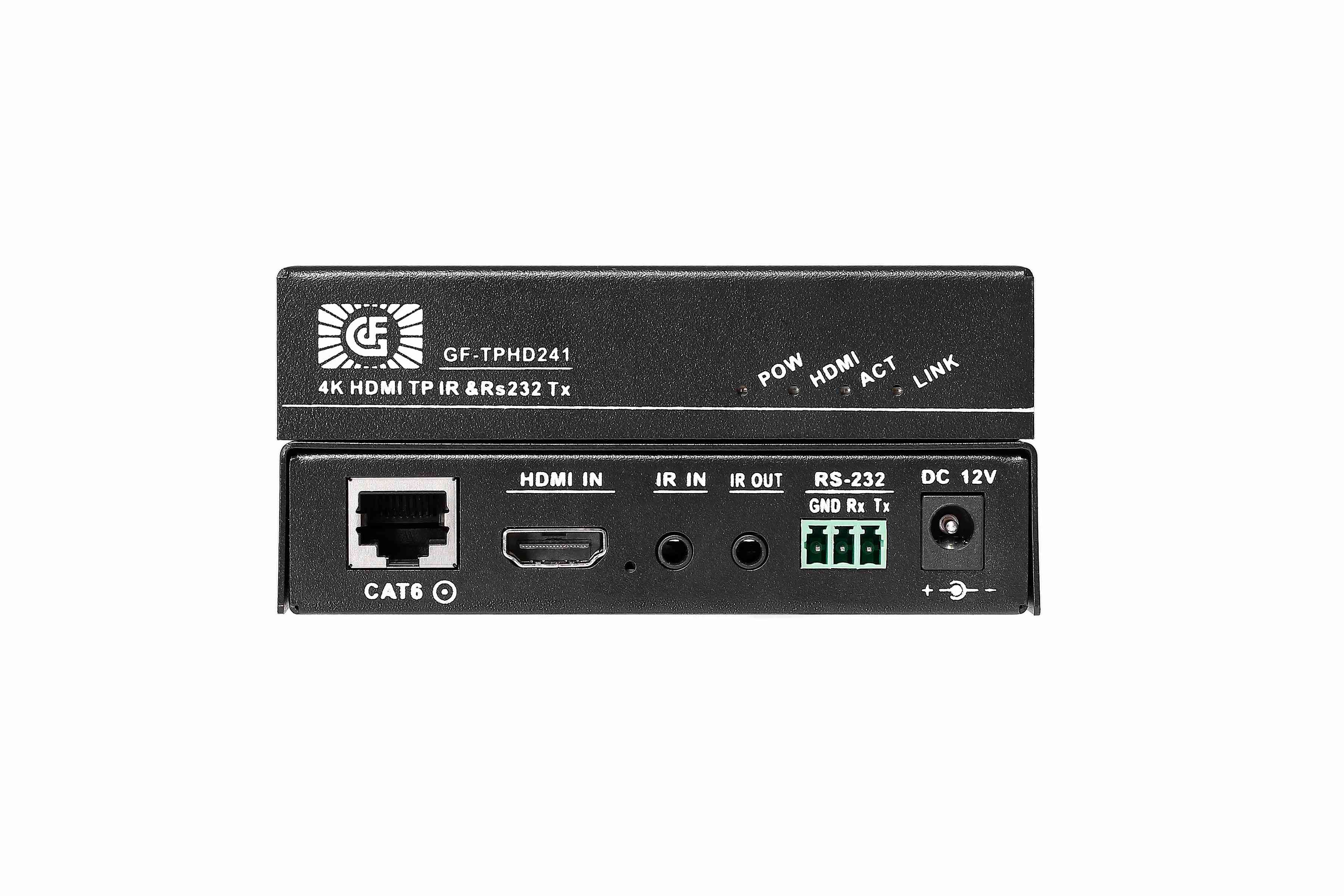 HDBaseT100米遠(yuǎn)距離無壓縮4K傳輸發(fā)射接收器 
