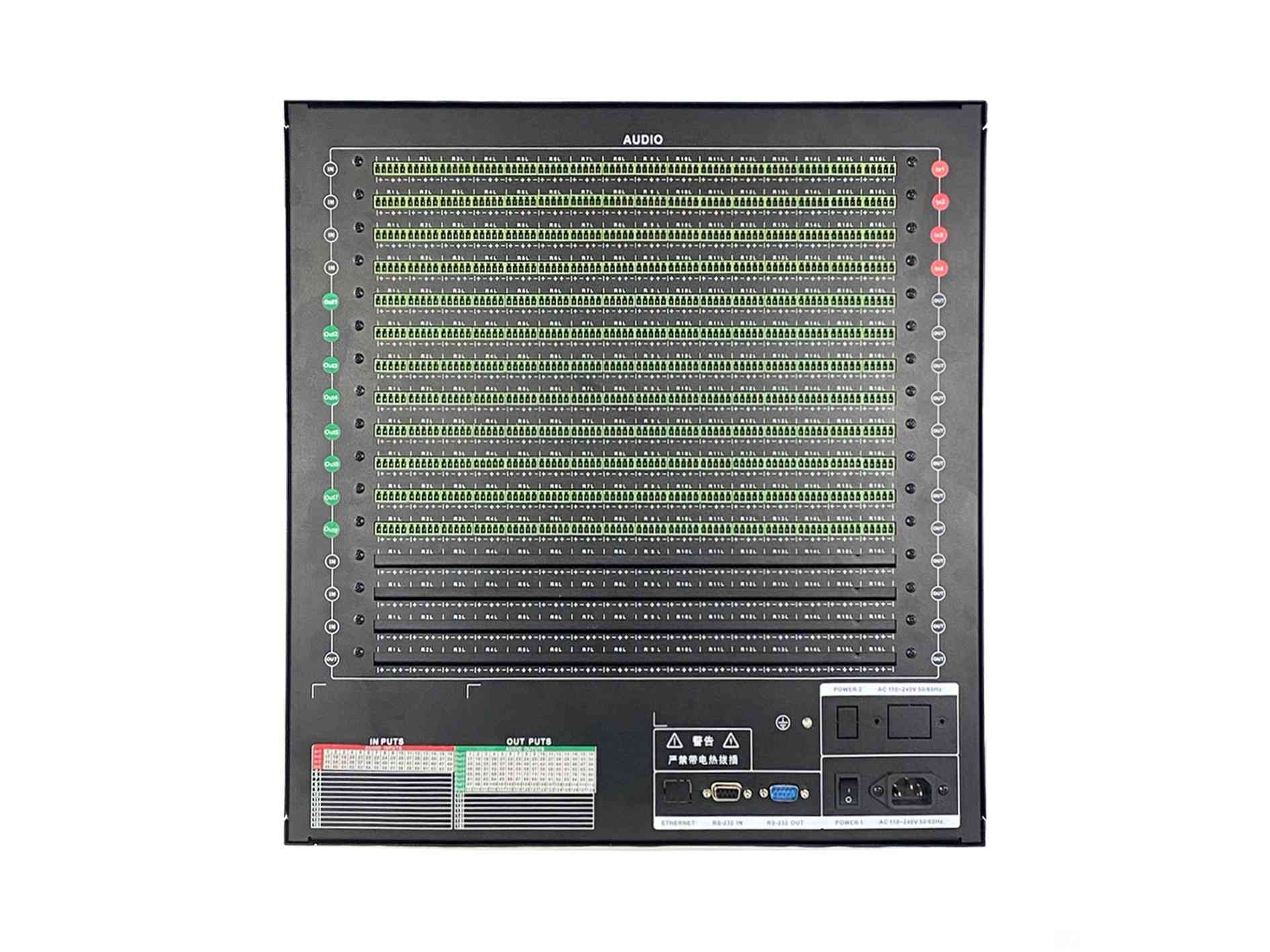 AUDIO音頻64進(jìn)128出矩陣