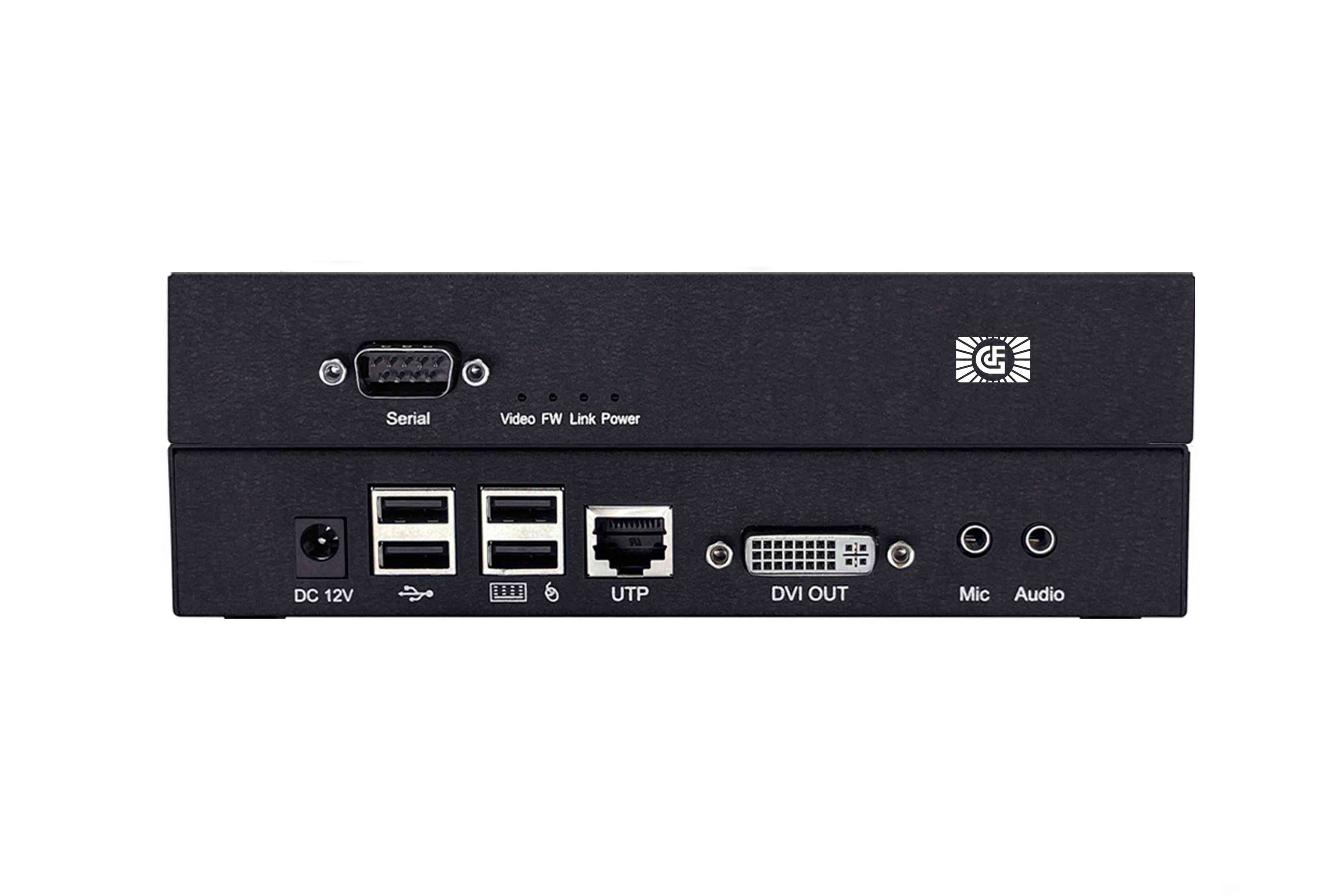 HDBaseT150米遠距離DVI/KVM無壓縮4K傳輸發(fā)射接收器