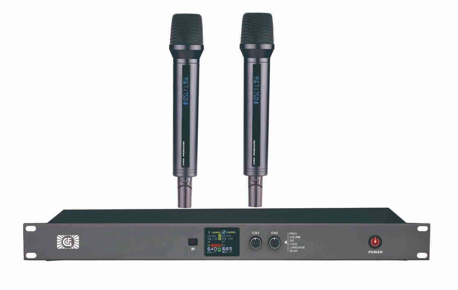 全智能一拖二會議多功能話筒系統(tǒng)