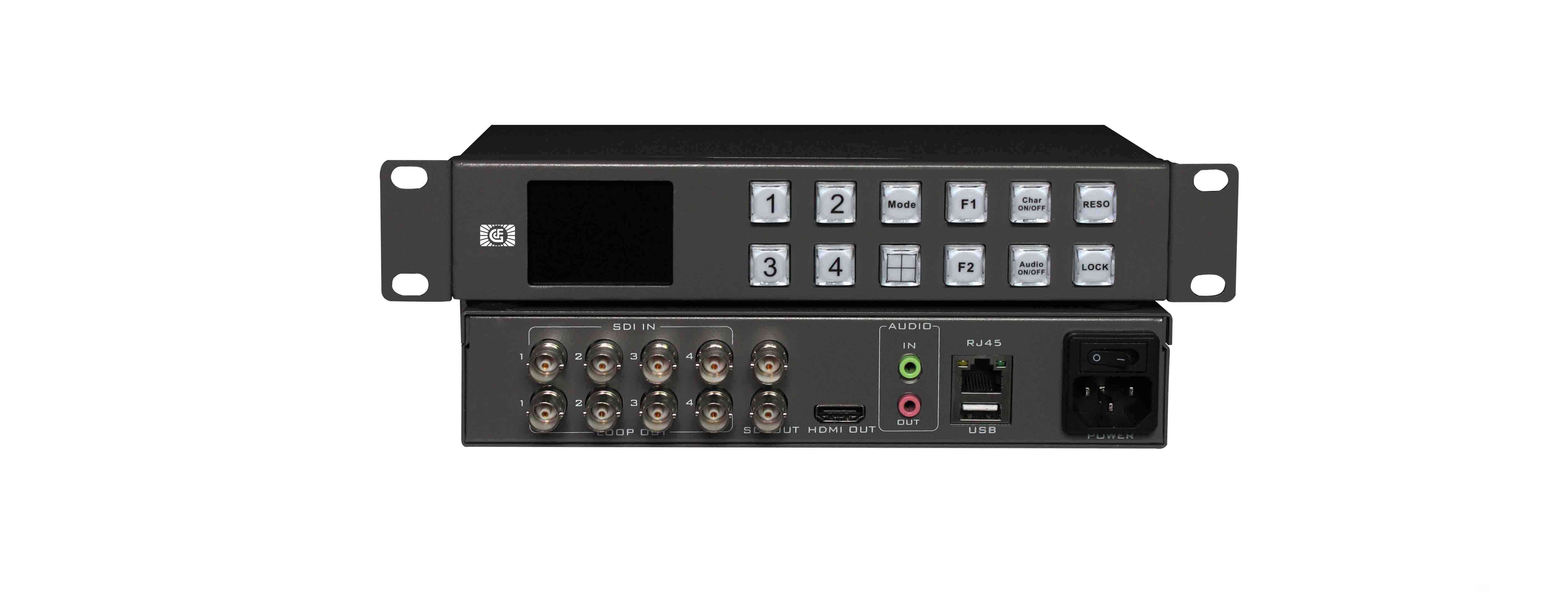 廣電4路SDI畫面高清分割切換矩陣多畫面顯示系統(tǒng)