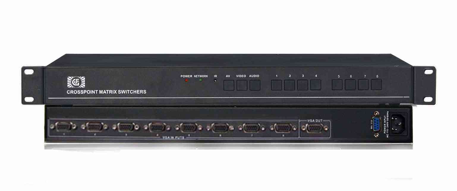 VGA8進(jìn)1出切換器