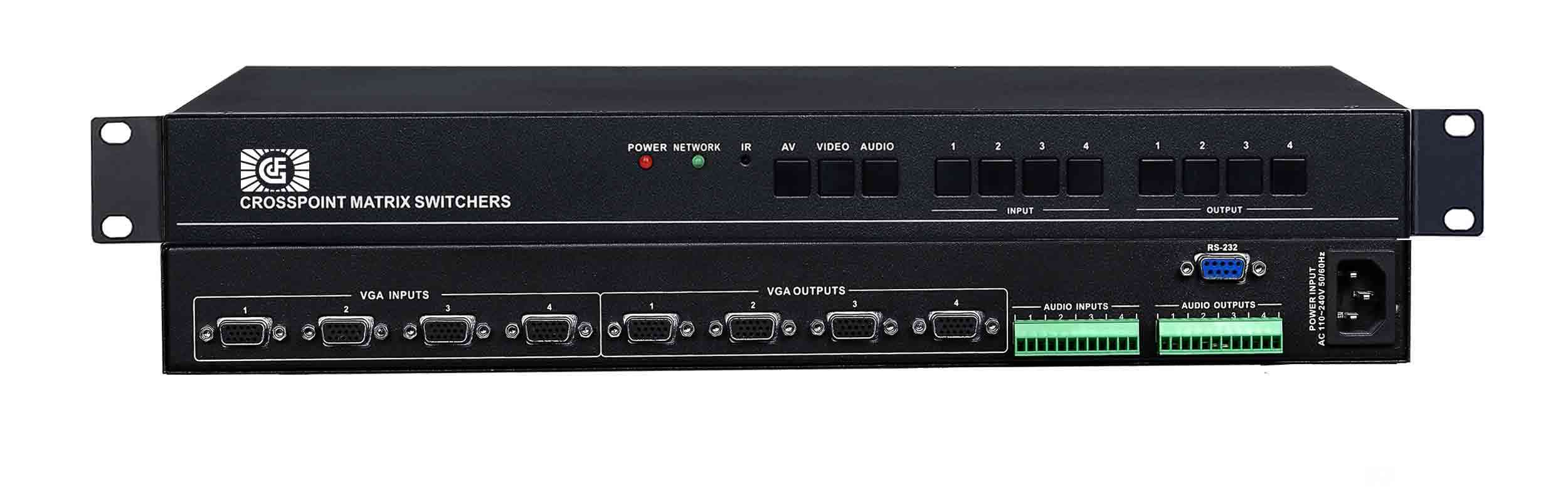 VGA0404矩陣VGA4進(jìn)4出帶獨(dú)立音頻