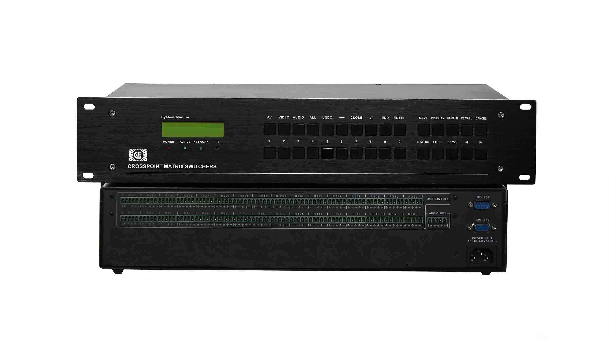 AUDIO32進(jìn)1出音頻切換器32路