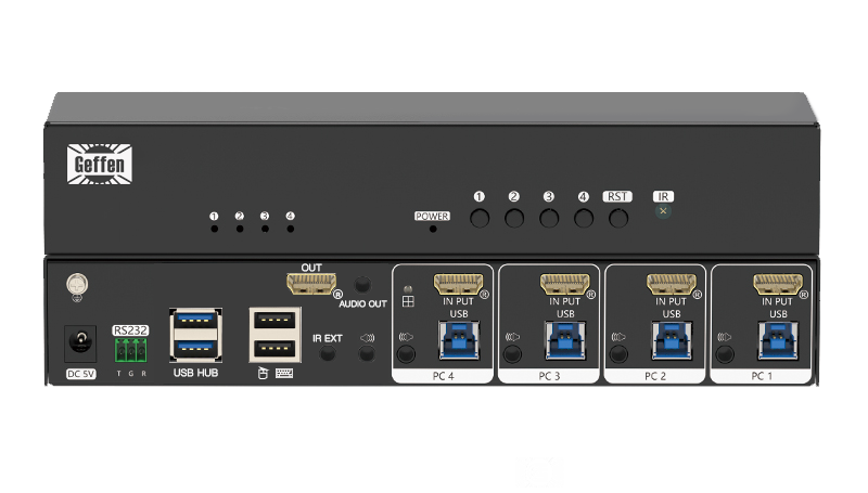 HDMI桌面式KVM無(wú)縫切換器