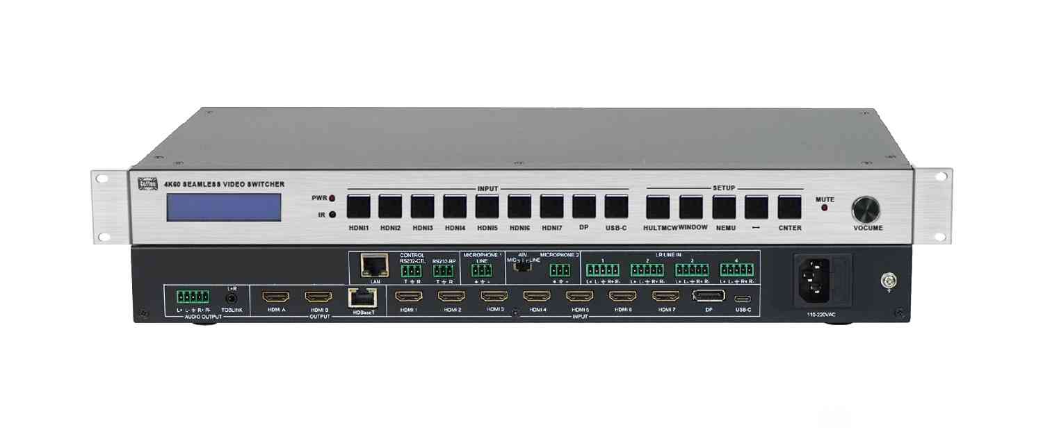 8進(jìn)3出 4K60無(wú)縫分割器